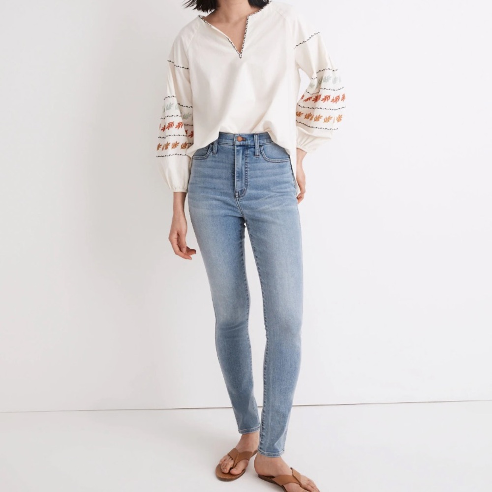 NWT Madewell Roadtripper 11” Denim Skinny Jeans Size 29